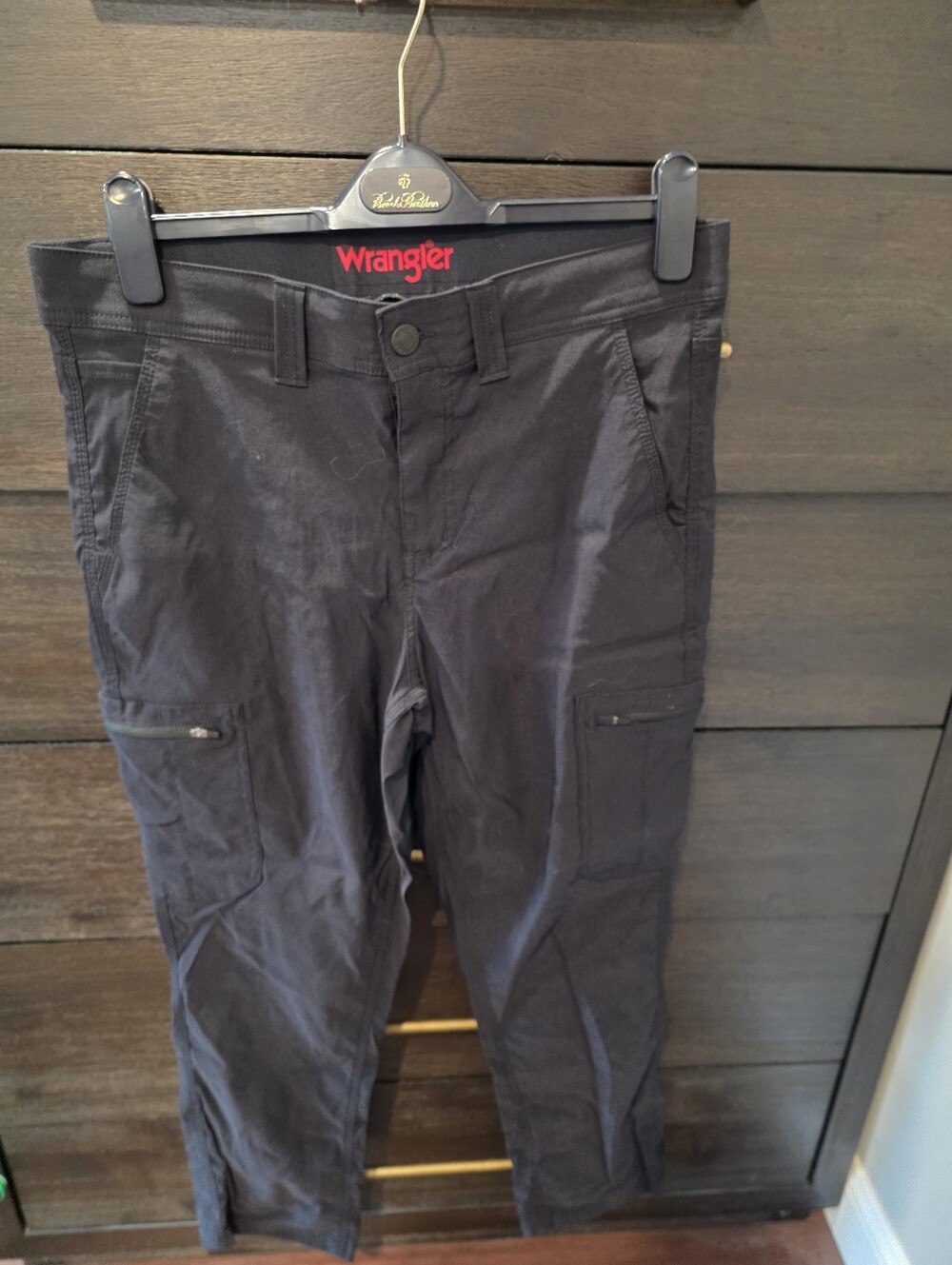 Wrangler Men's Black Cargo Trousers